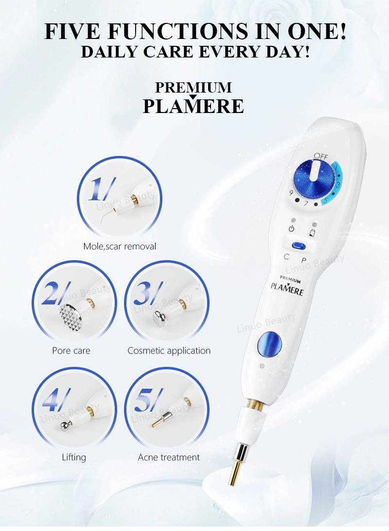 Plamere New Upgrade 2020 Korea 5 in 1 Plaxpot Plamere Pen Fibroblast Plasma Pen for Skin Tightening Eye Lifting